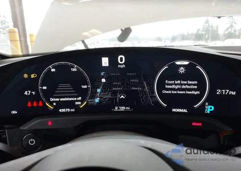 2021 Porsche Taycan 4S z USA, uszkodzony, nr VIN WP0AB2Y17MSA44923